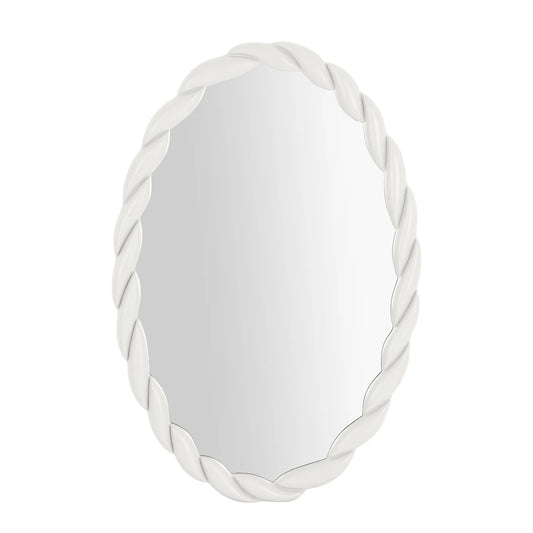 Agnes Oval Mirror | Cream