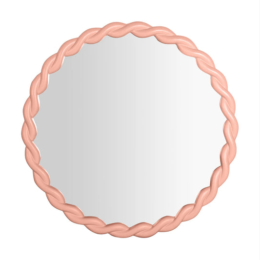 Agnes Round Mirror | Mauve