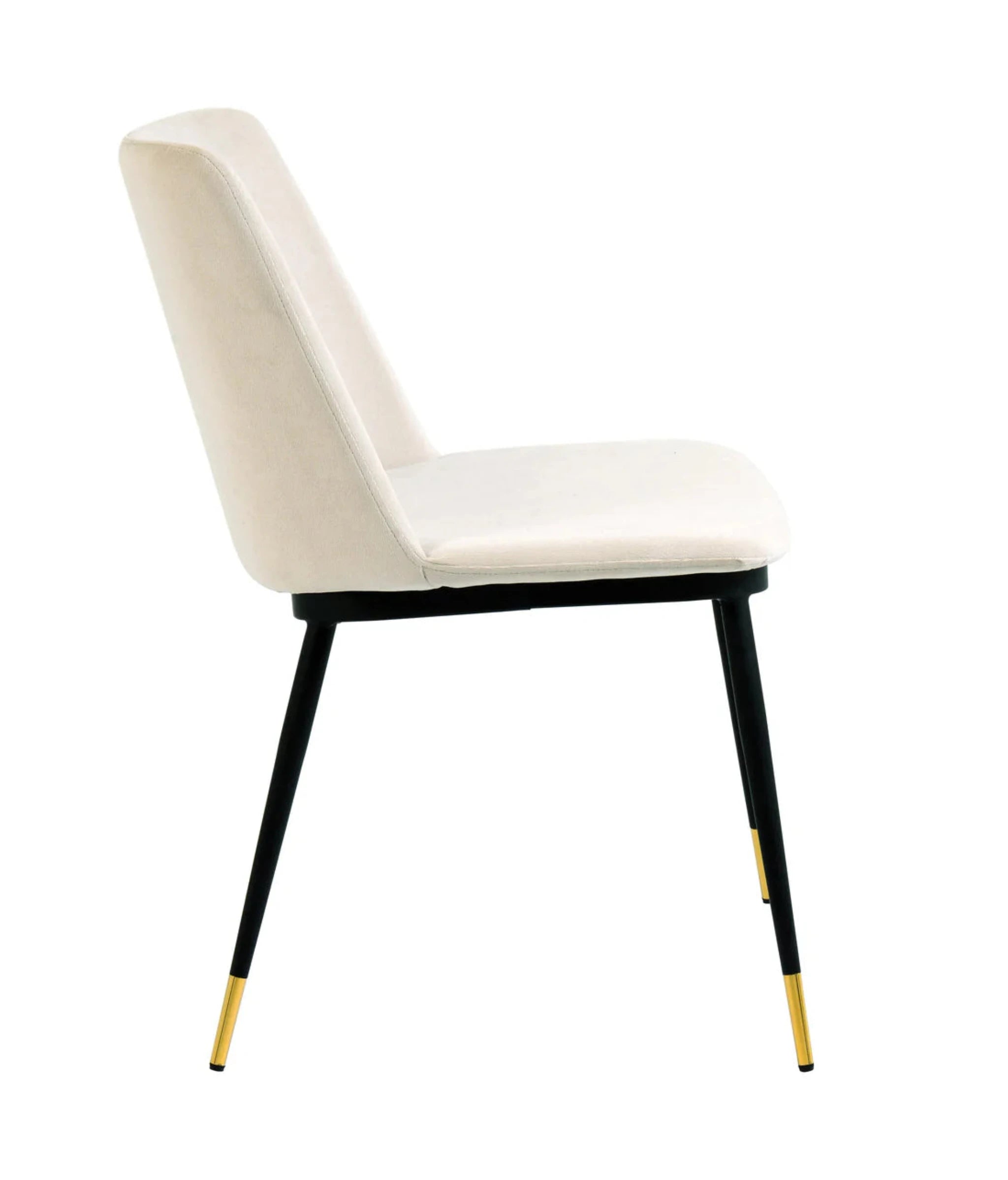 Evora Velvet Dining Chair (Set of 2) | Cream