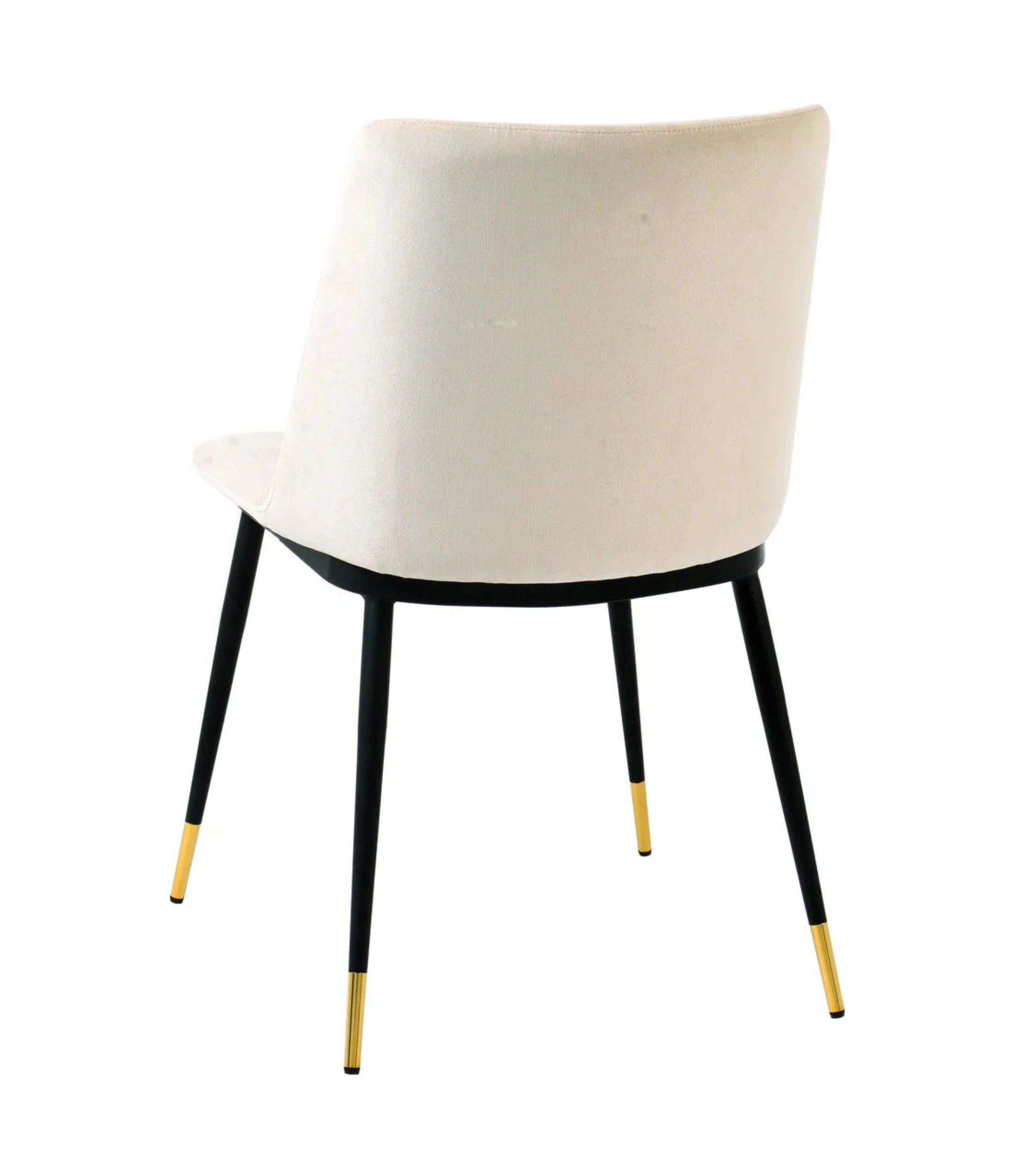 Evora Velvet Dining Chair (Set of 2) | Cream