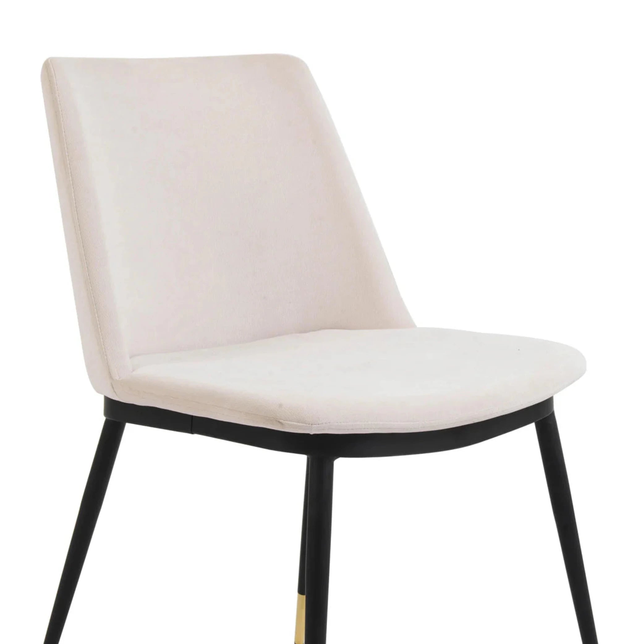 Evora Velvet Dining Chair (Set of 2) | Cream