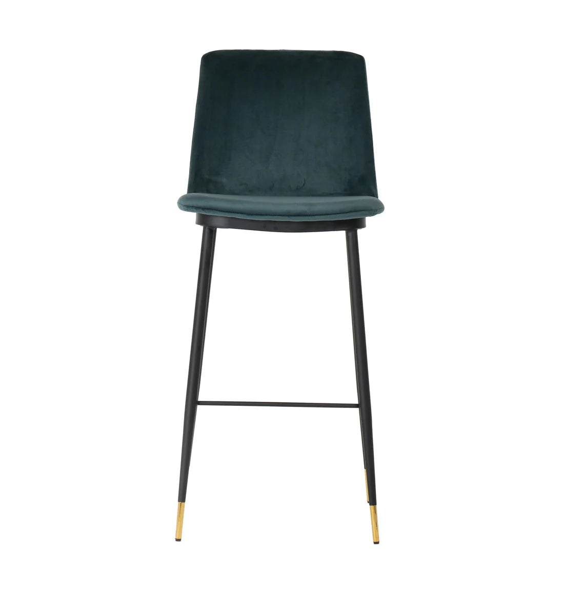 Evora Velvet Counter Stool (Set of 2) | Green