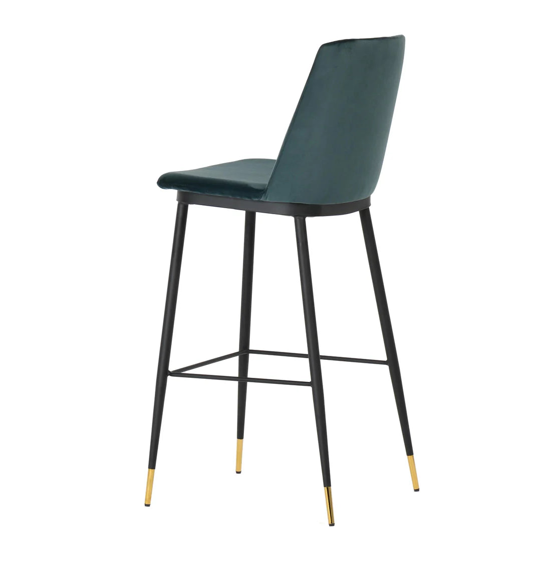 Evora Velvet Counter Stool (Set of 2) | Green