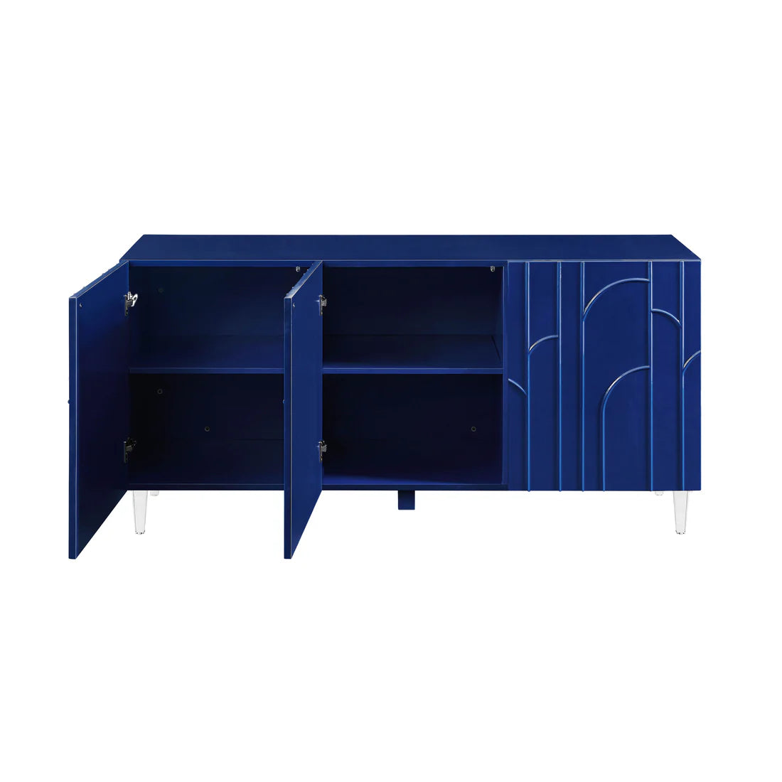 Deco Lacquer Buffet | Blue