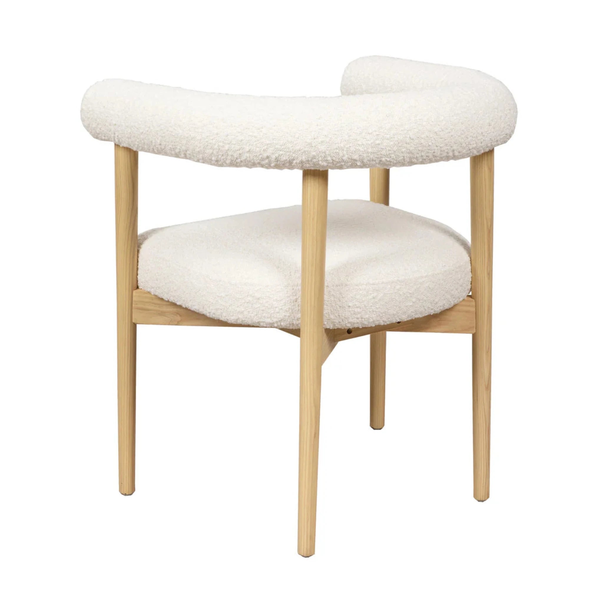 Spara Performance Boucle Dining Chair | Cream