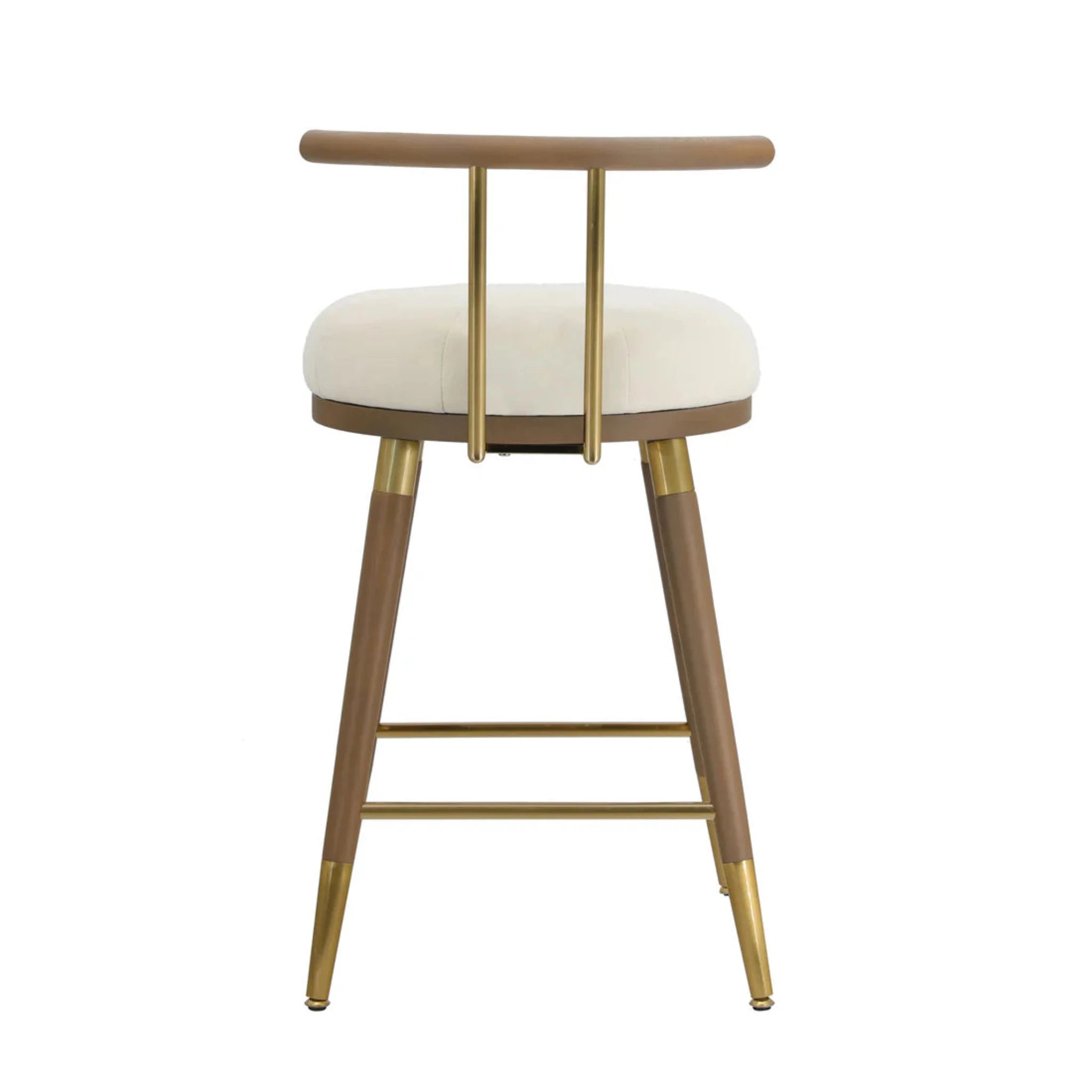 Juniper Velvet Counter Stool | Cream