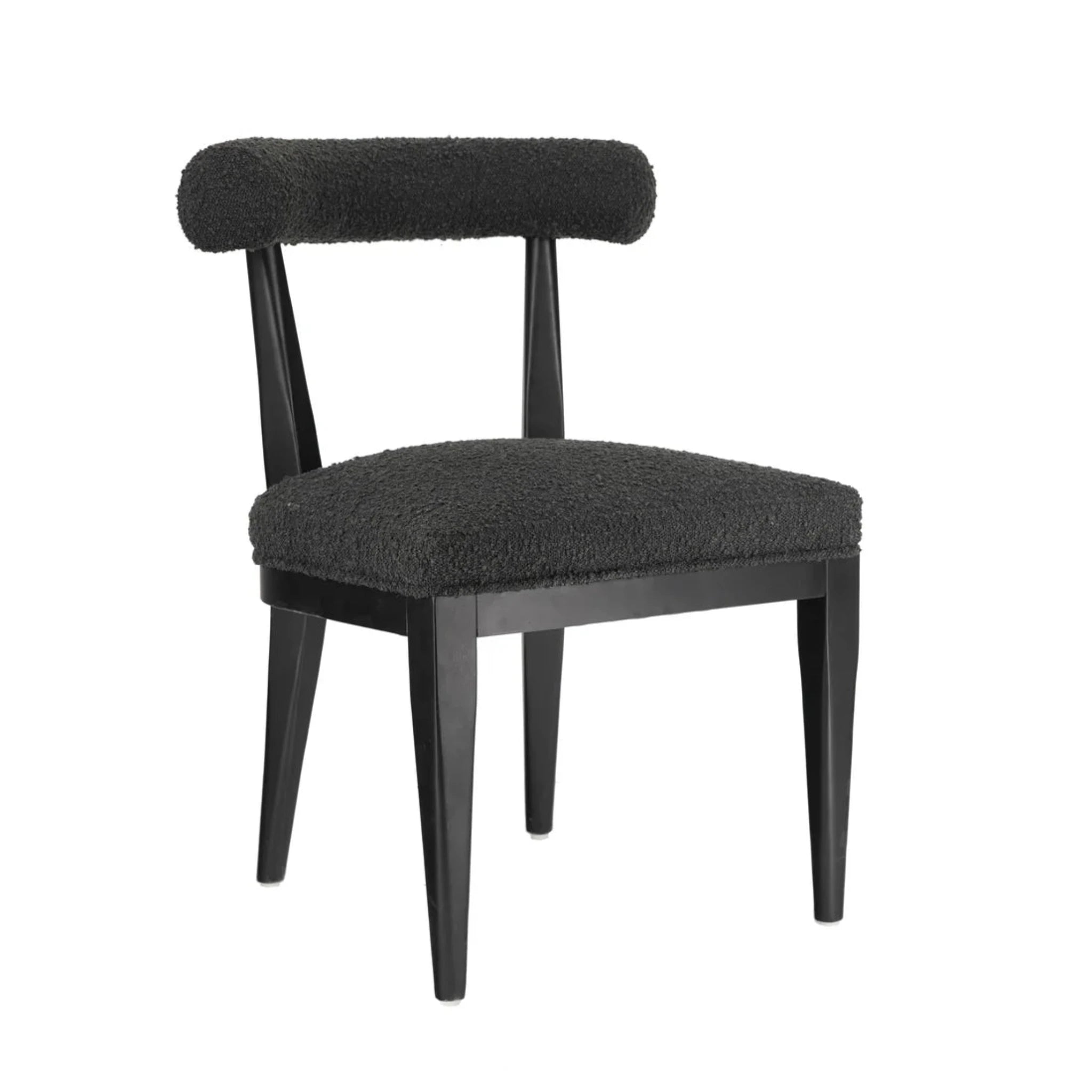 Palla Performance Boucle Dining Chair | Black