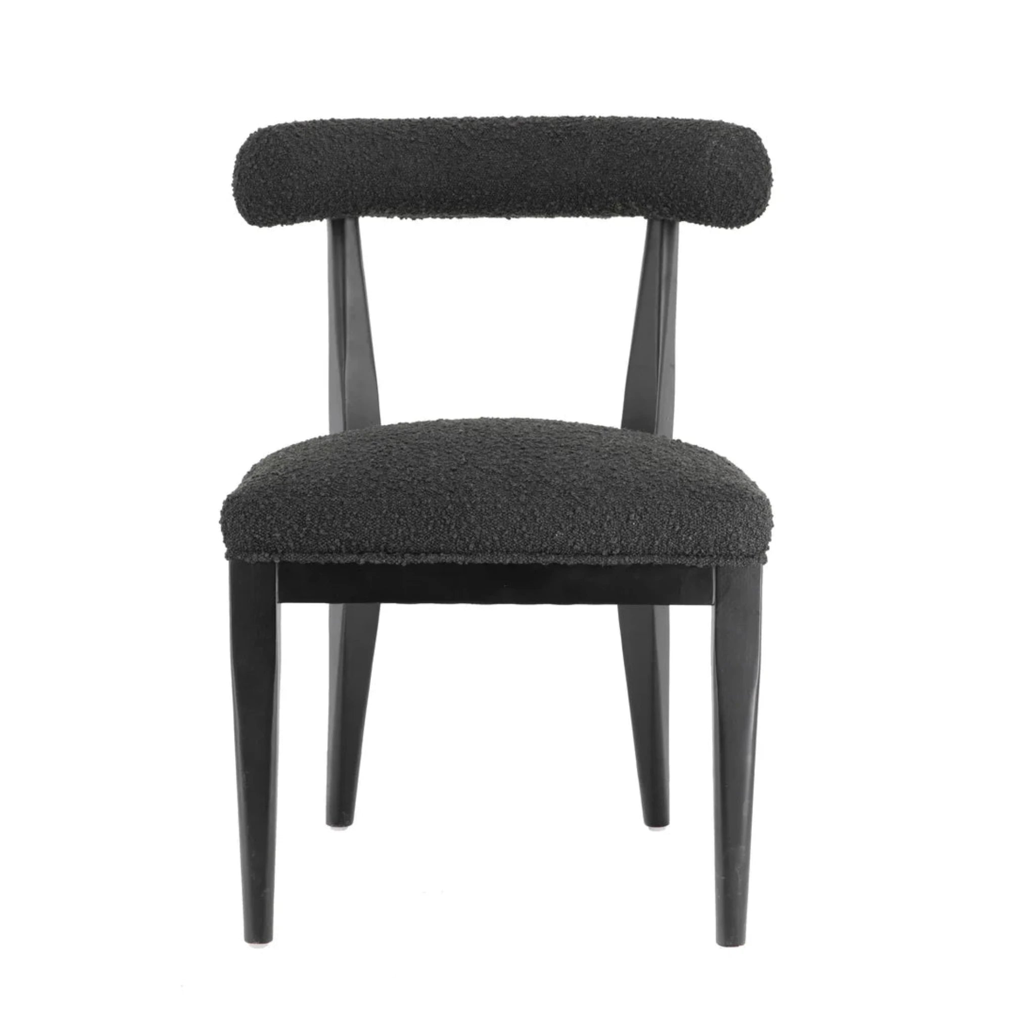 Palla Performance Boucle Dining Chair | Black