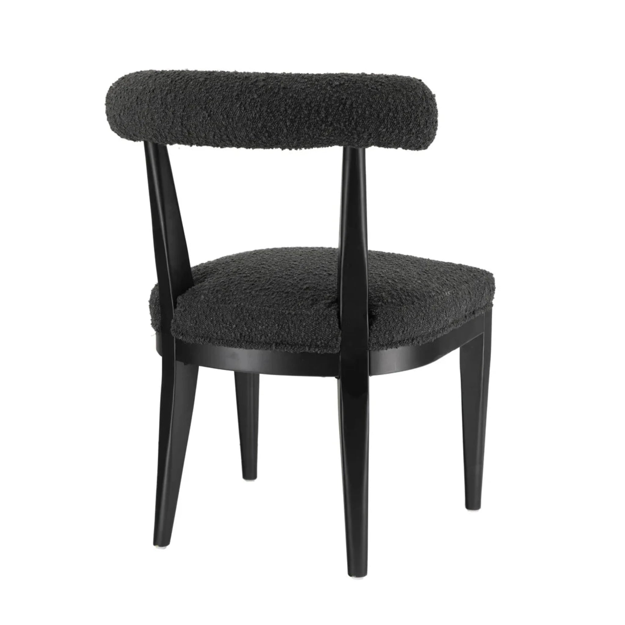 Palla Performance Boucle Dining Chair | Black