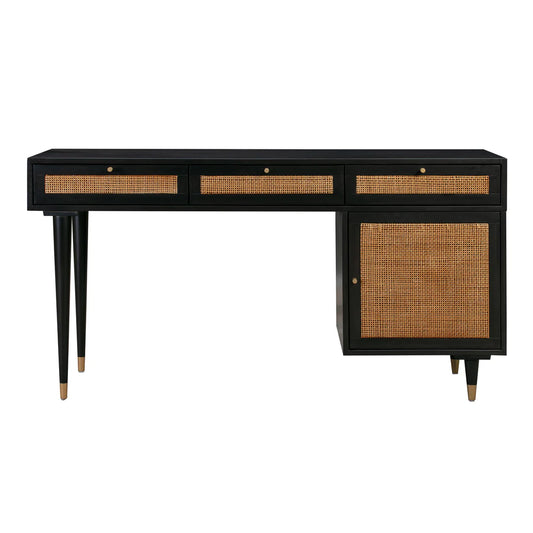 Sierra Cane Desk | Black