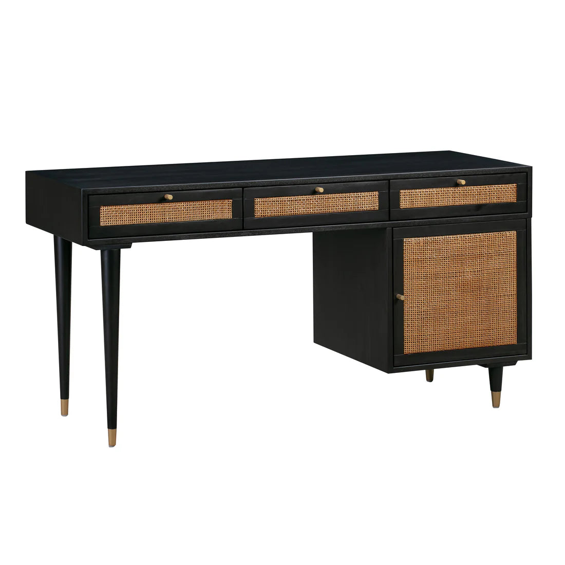 Sierra Cane Desk | Black