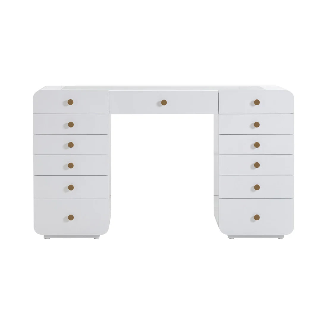 Hollywood Vanity Desk | White