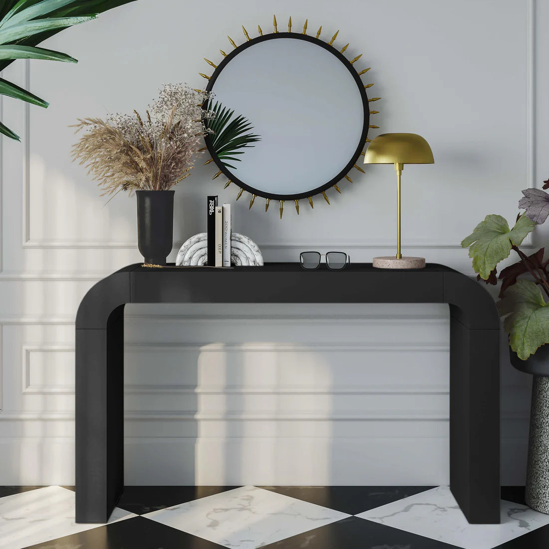 Hump Console Table | Black