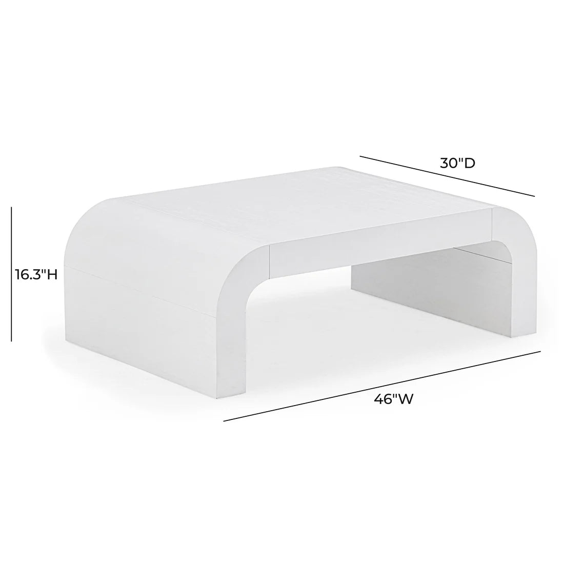 Hump Coffee Table | White