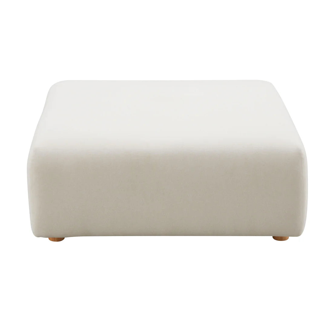 Hangover Performance Linen Ottoman | Cream