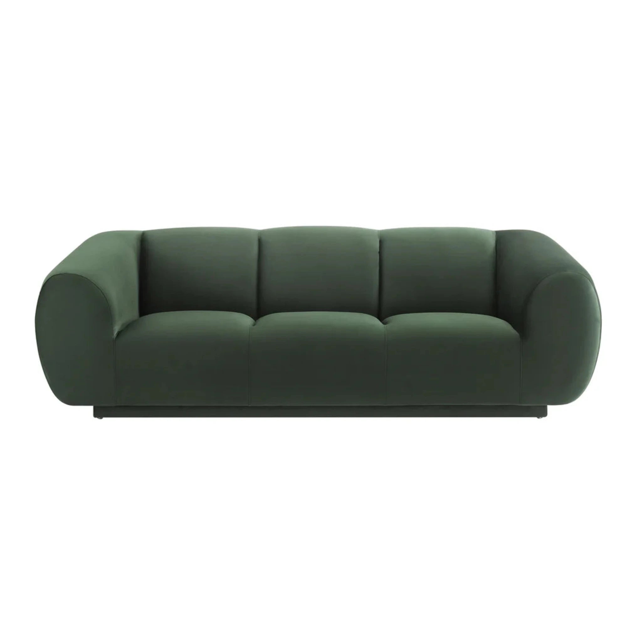 Emmet Velvet Sofa | Forest Green