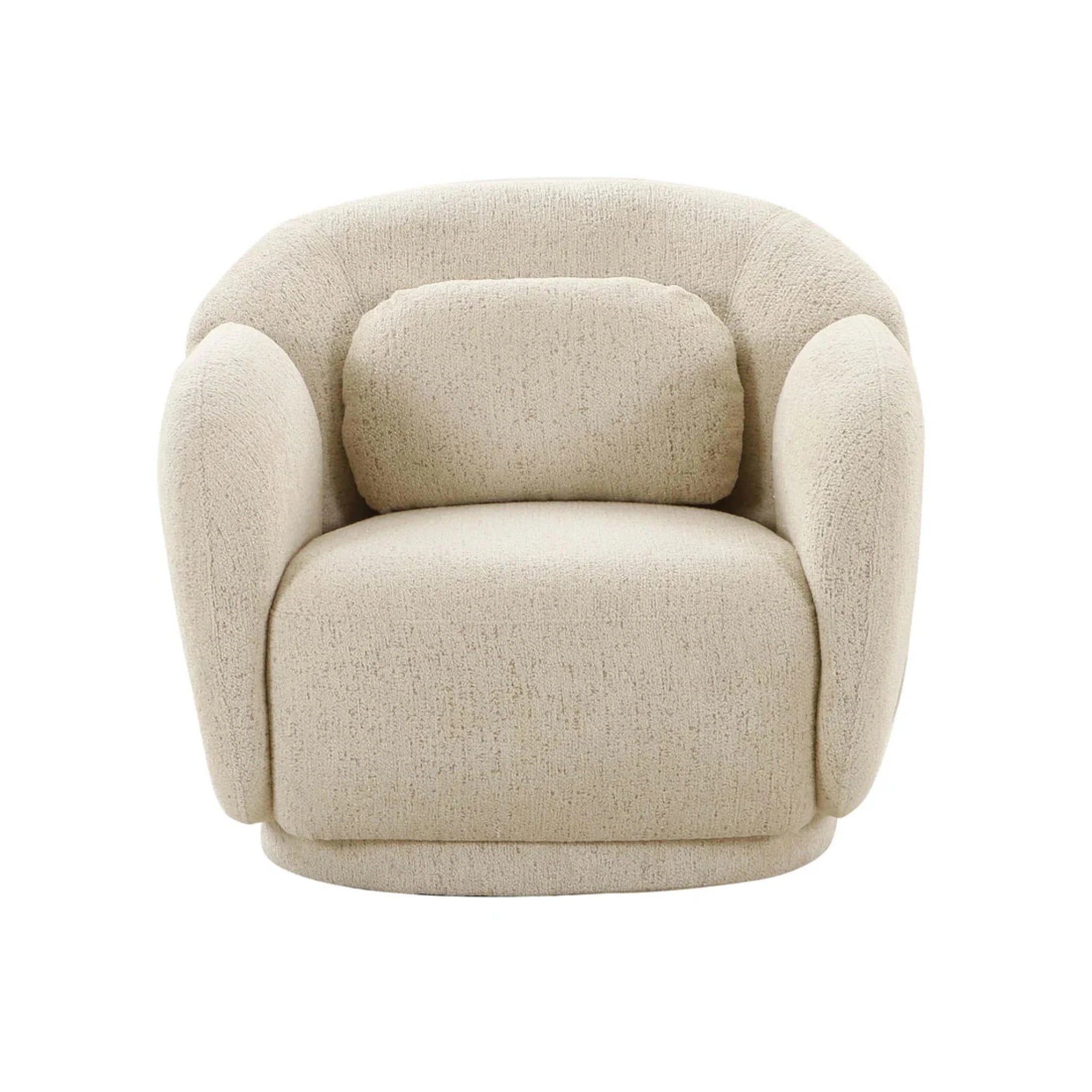 Misty Boucle Accent Chair | Cream