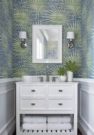 Palm Frond Thibaut Wallpaper - Double Roll