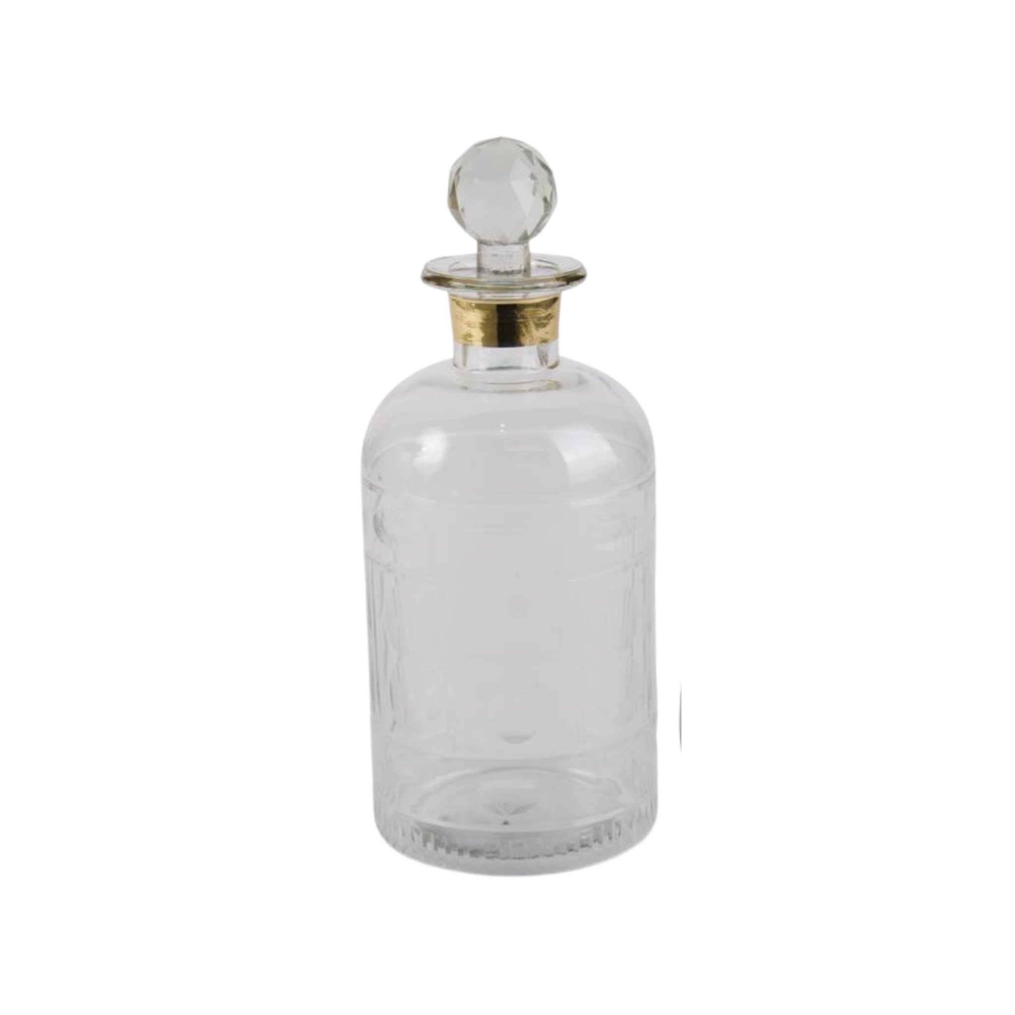 Glass Decanter With Gold Trim | 3 Styles