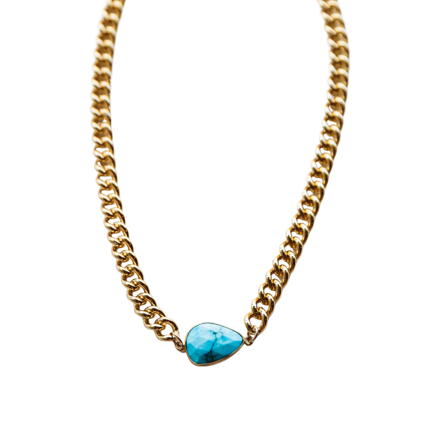 Turquoise Cuban Necklace