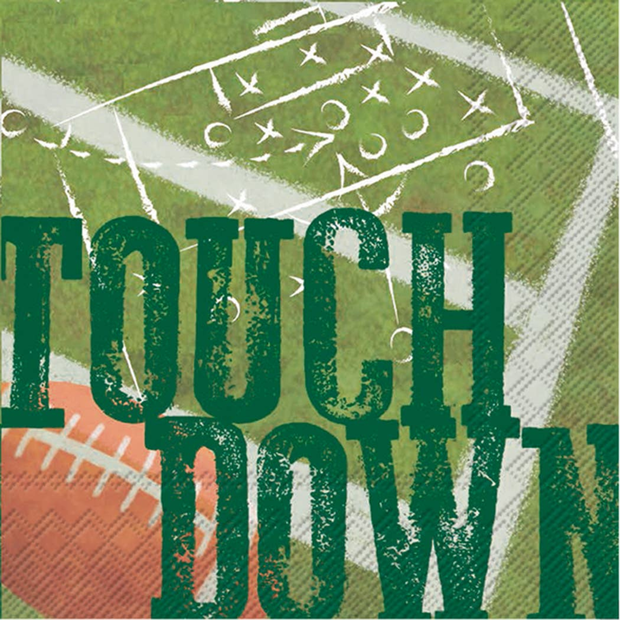 Touchdown Football Paper Lunch Napkins | 20 count