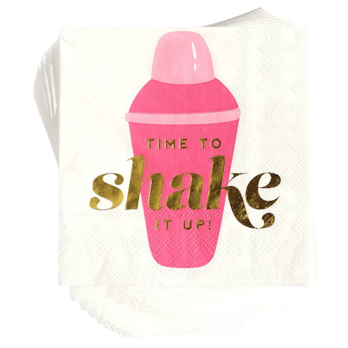 Time To Shake It Up Cocktail Napkins