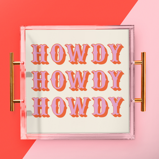 Howdy Tray Large