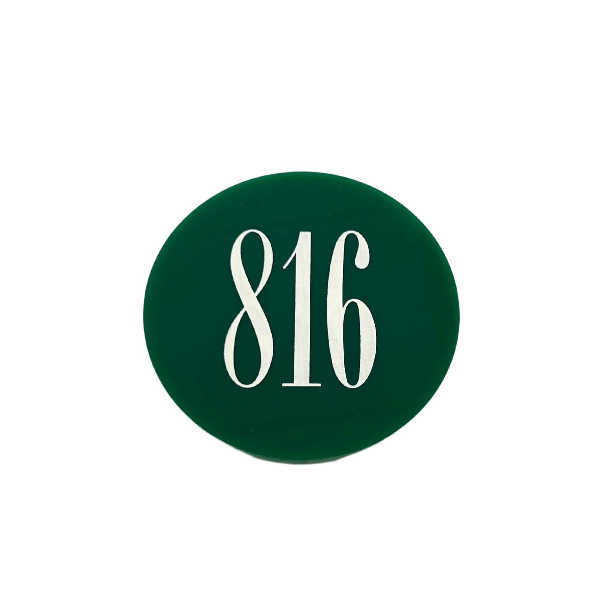 816 Area Code Coaster | Kelly Green