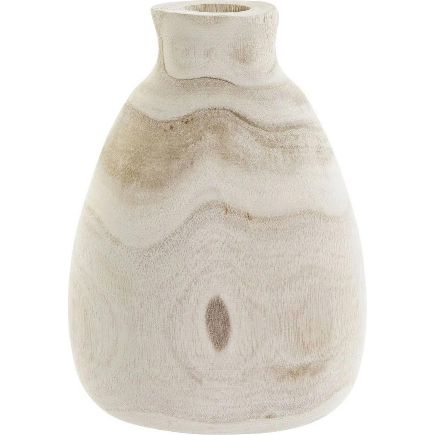 Medium Natural Brown Paulownia Vase