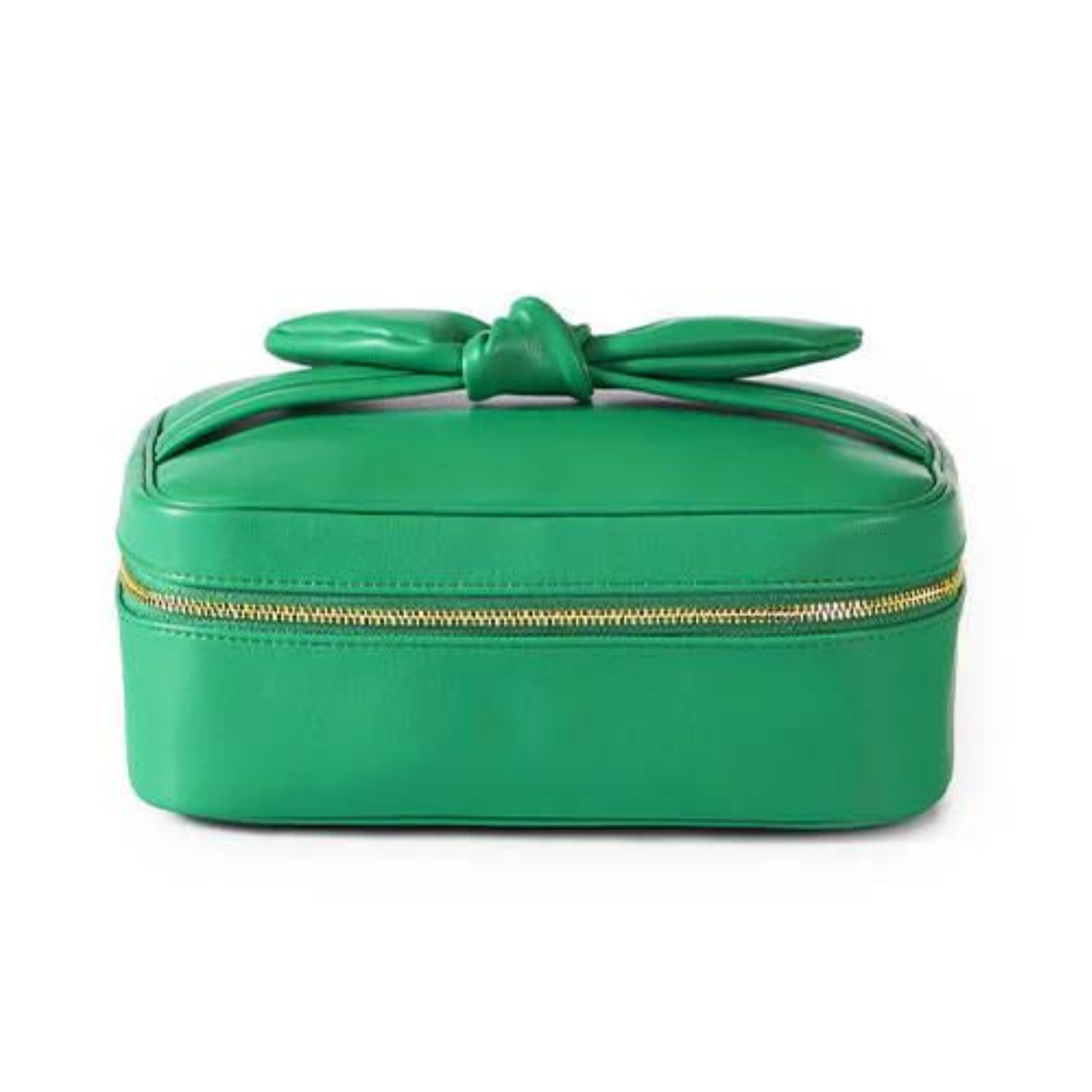 Madelyn Bow Makeup Bag | Emerald