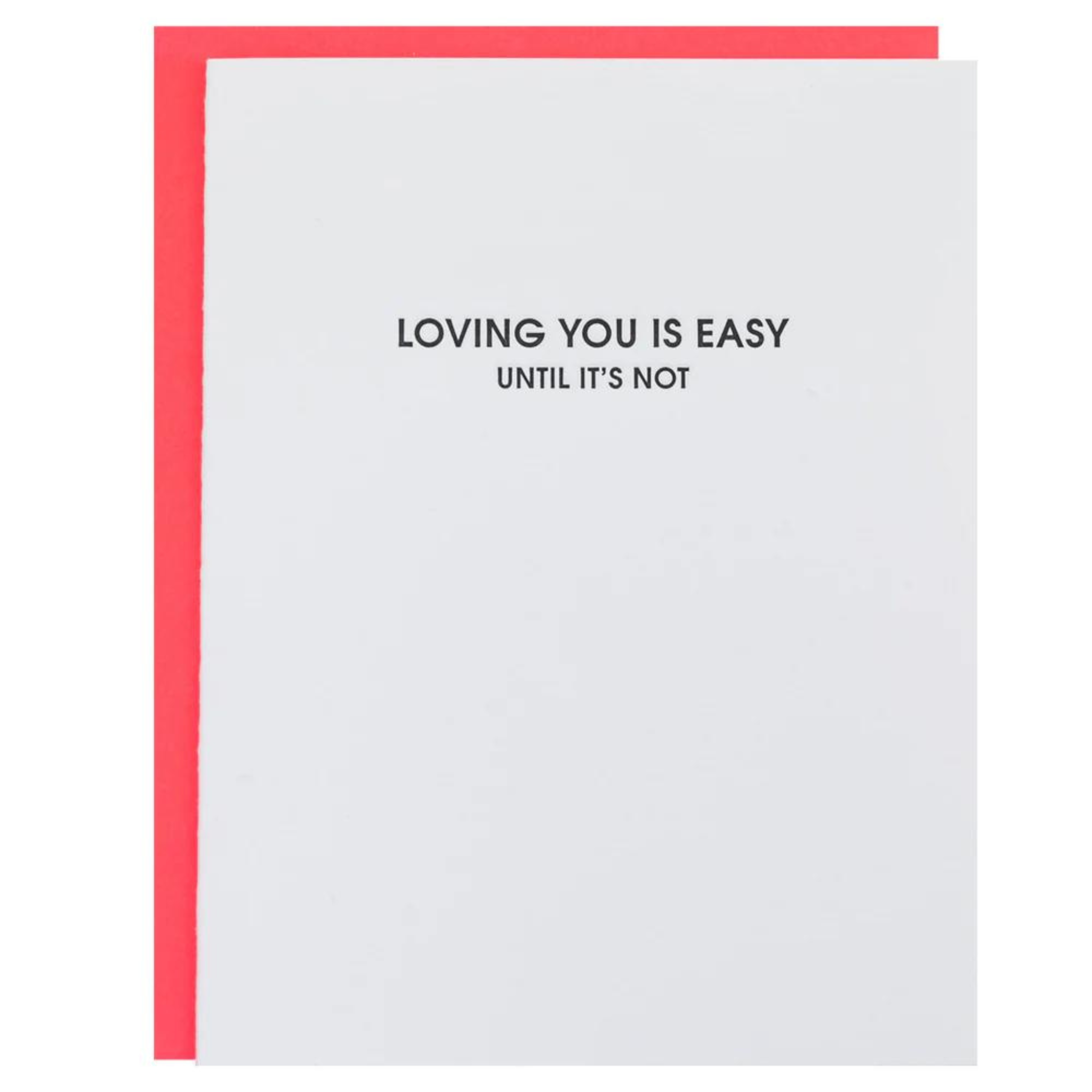 Loving You Is Easy Card