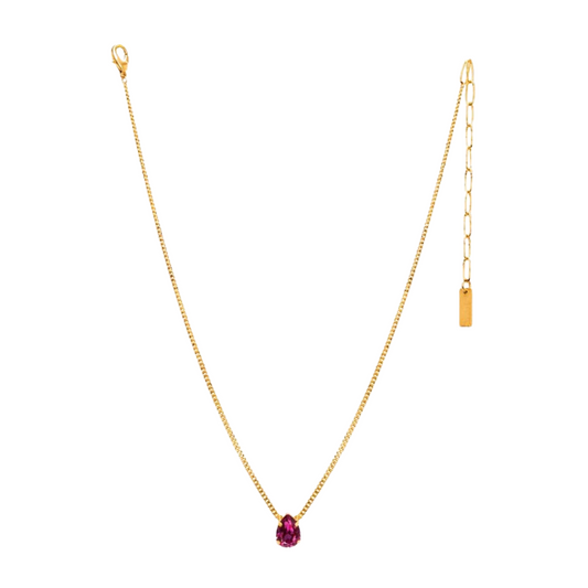 Lumi Necklace In Bohemian Wonderland | Dark Rose