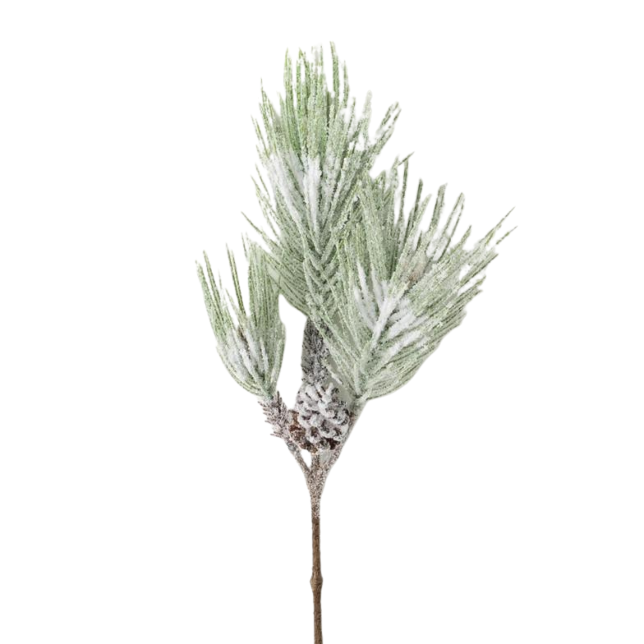 Long Snowy Pine Spray | 23.5"