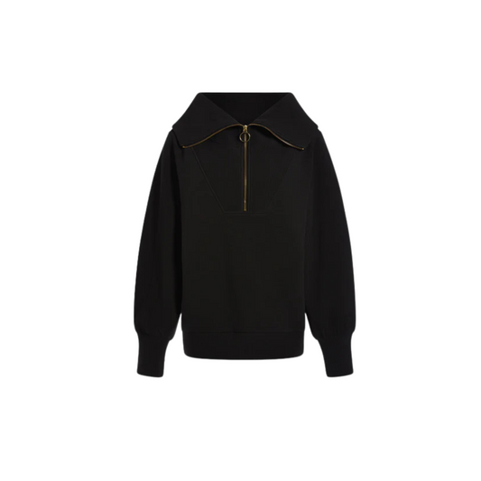 Vine Half-Zip Pullover | Black