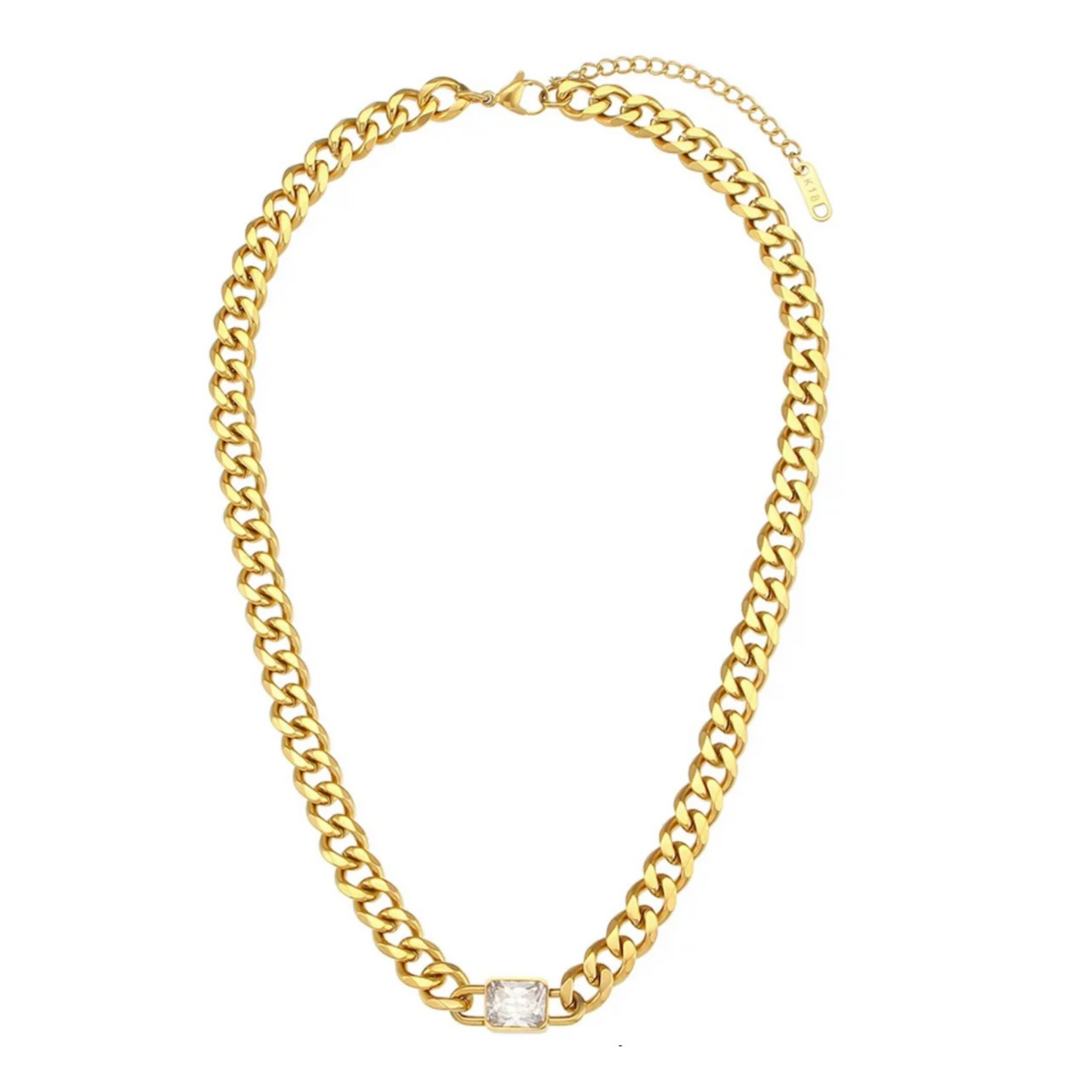 Chain With Diamond Pendant Necklace