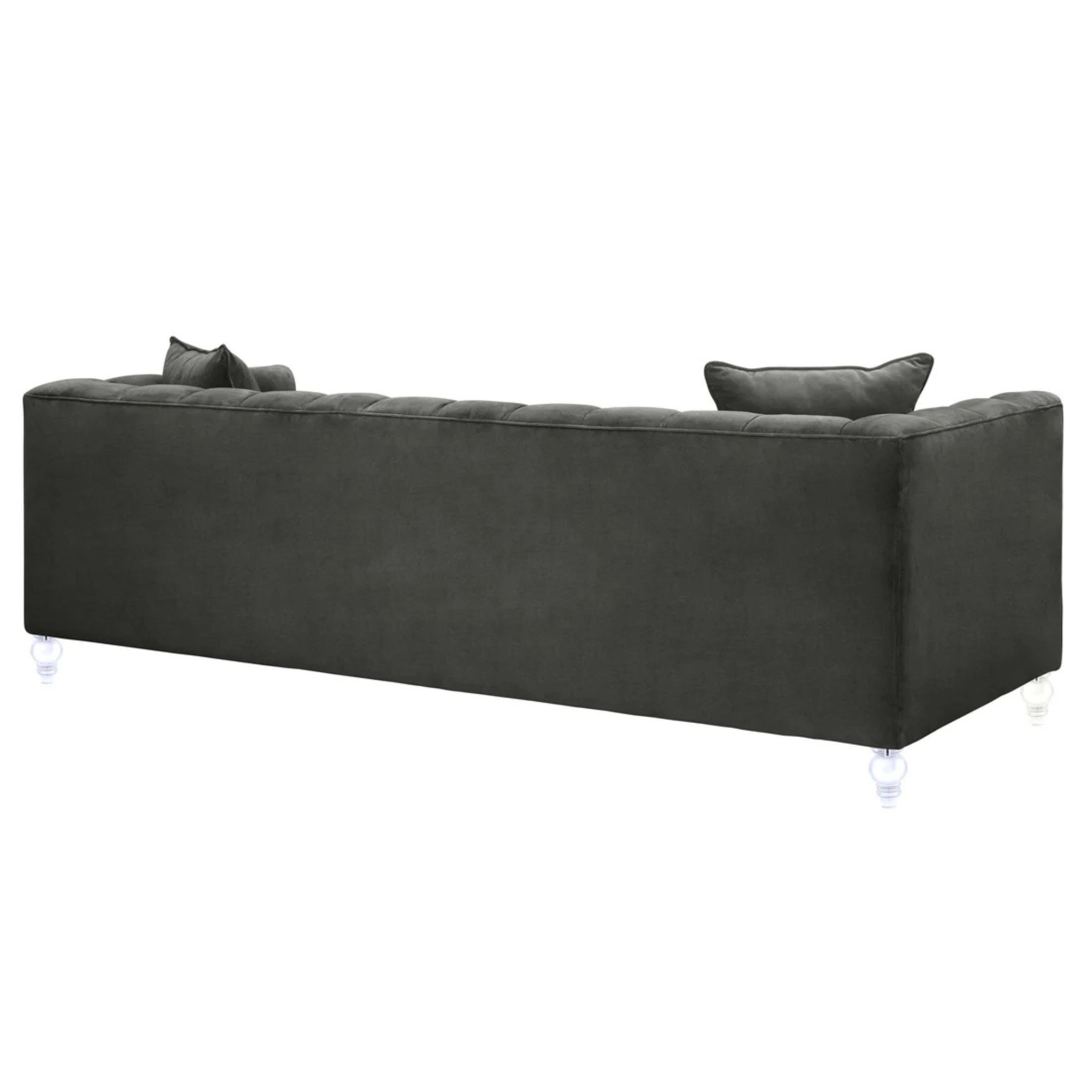 Bea Velvet Tufted Sofa | Grey