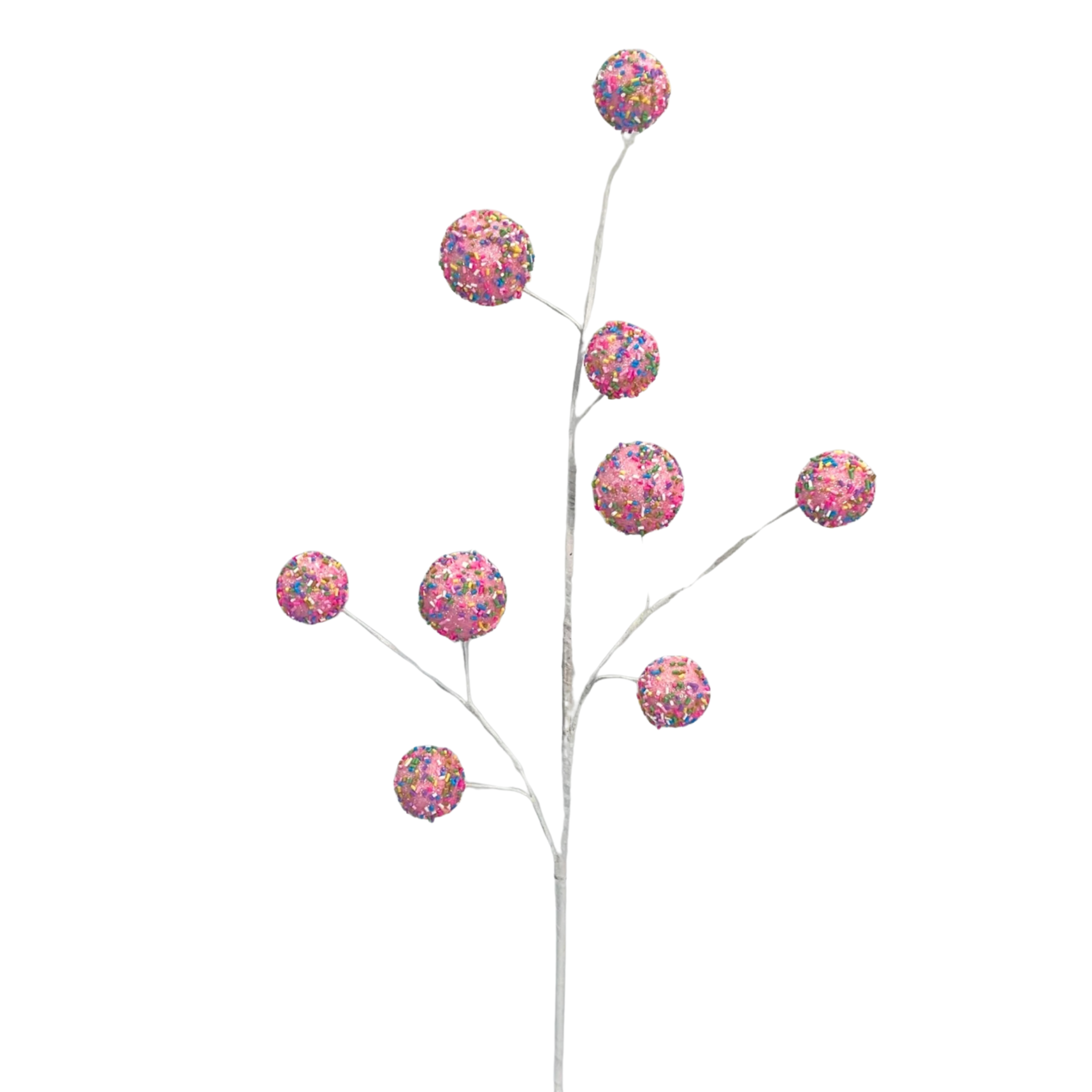 Pink Sprinkled Cake Pop Spray | 28"