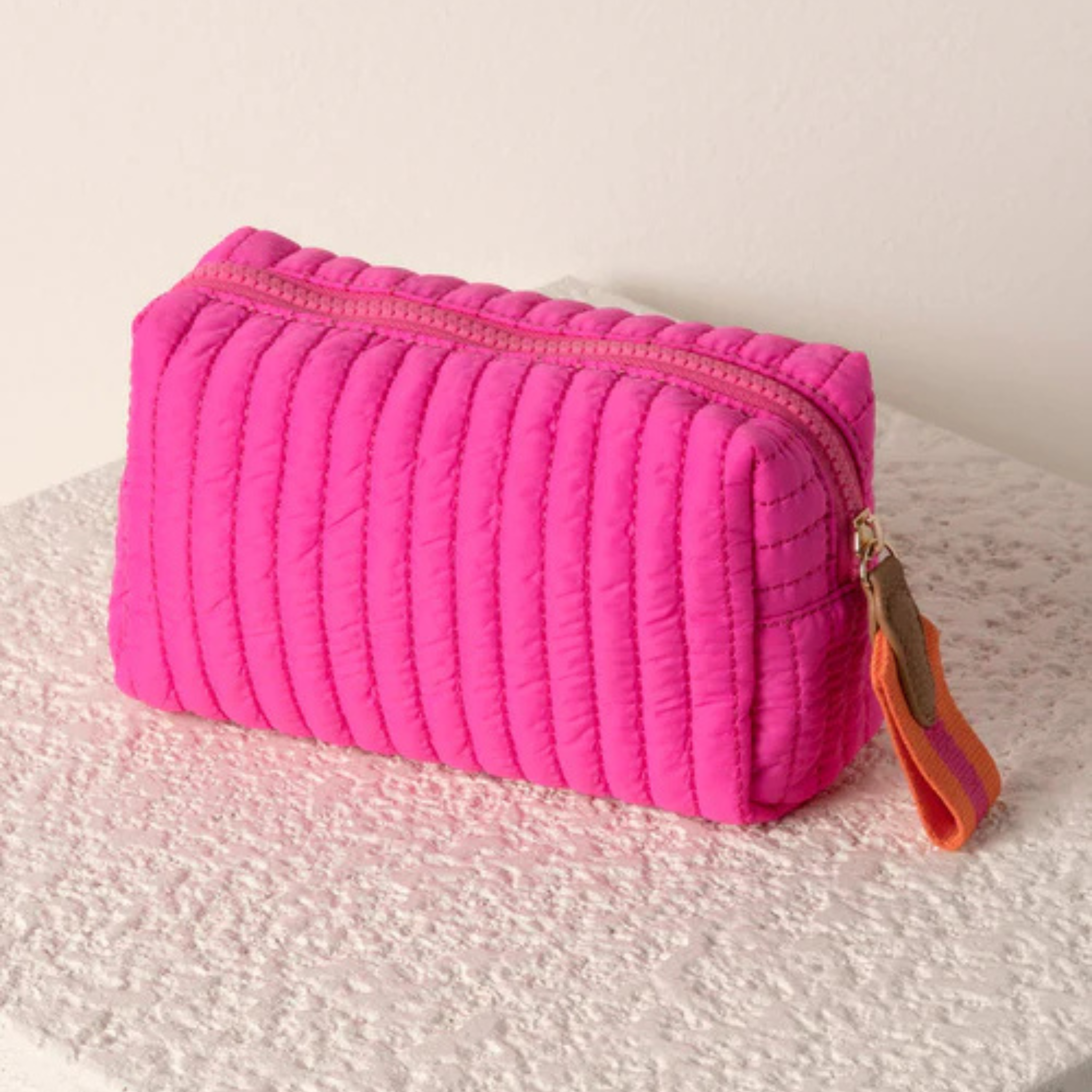 Ezra Cosmetic Pouch | Magenta