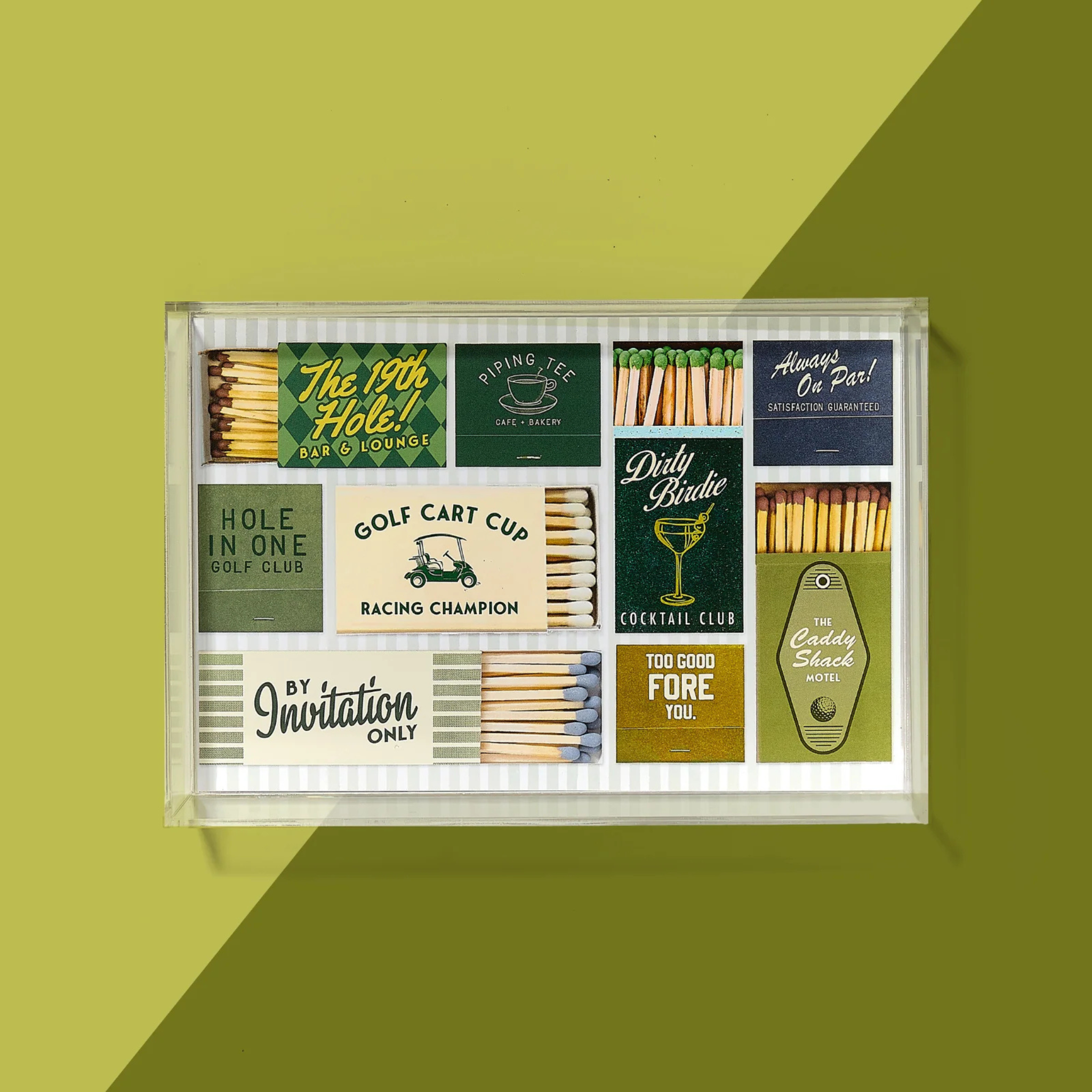 Golf Matchbook Small Tray