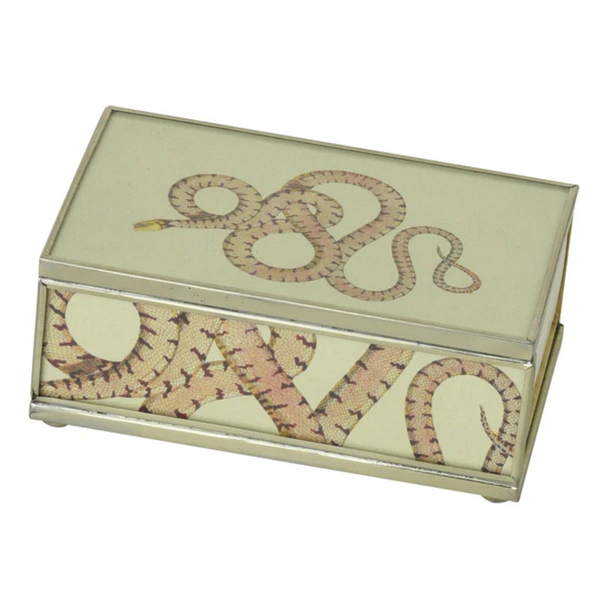 Pink Snake Matchbox Cover