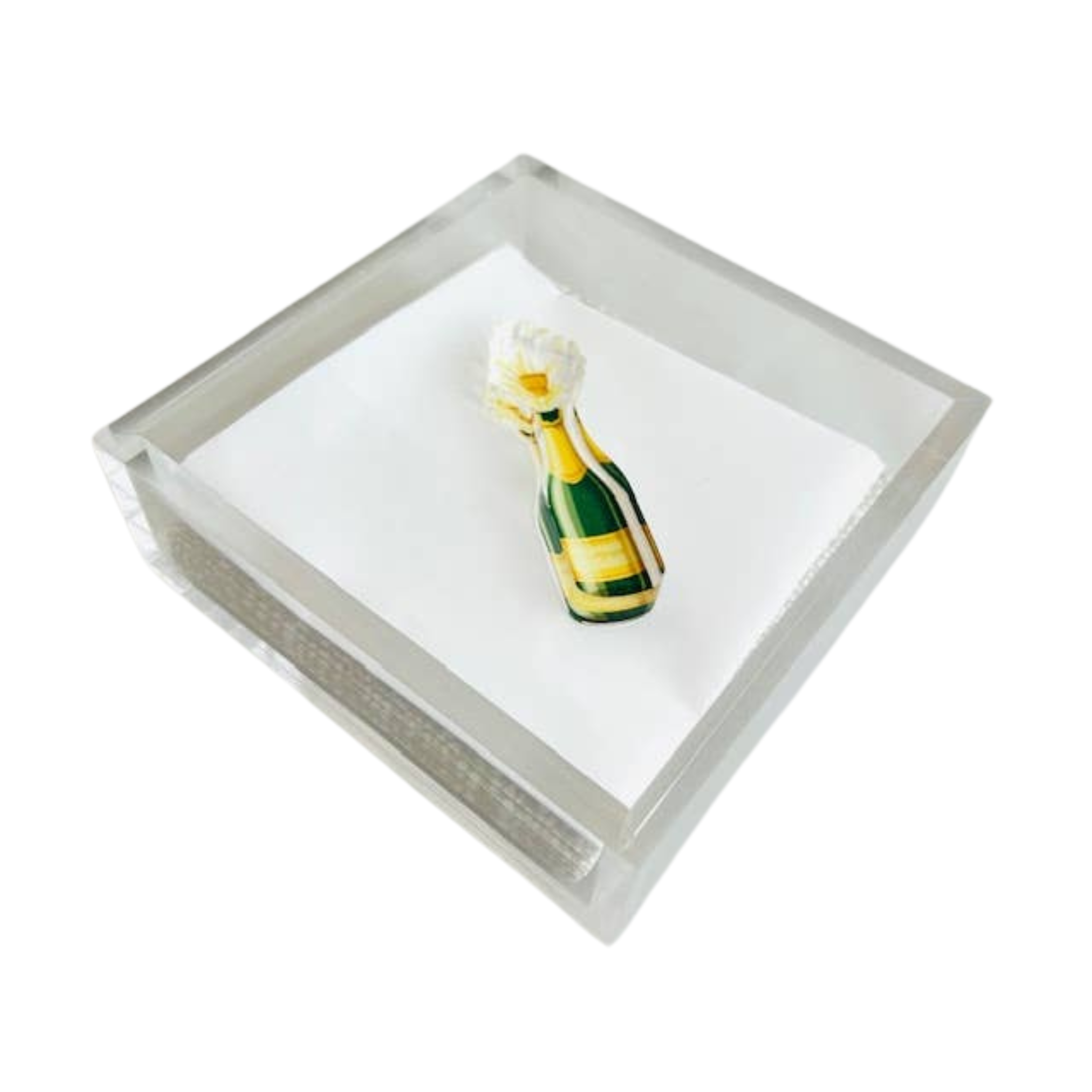 Acrylic Napkin Weight | Bubbly