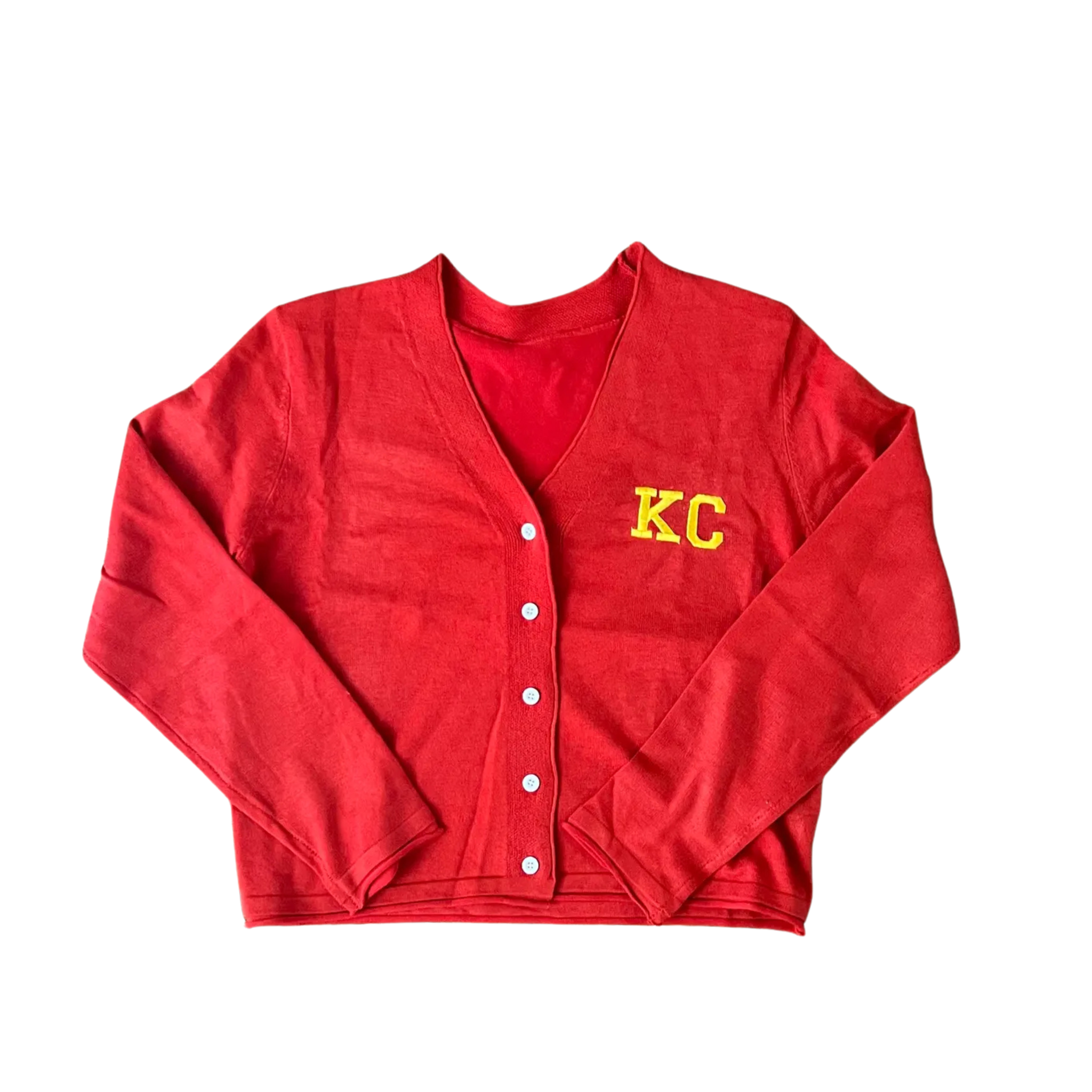 KC Red Cardigan