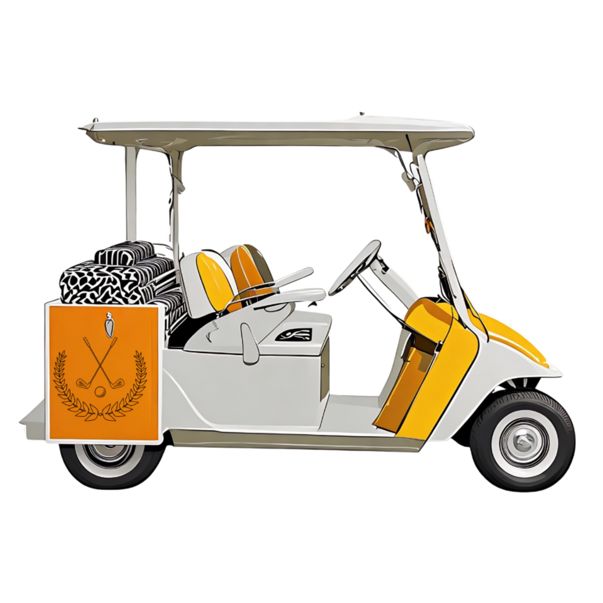 Acrylic Napkin Weight | Golf Cart