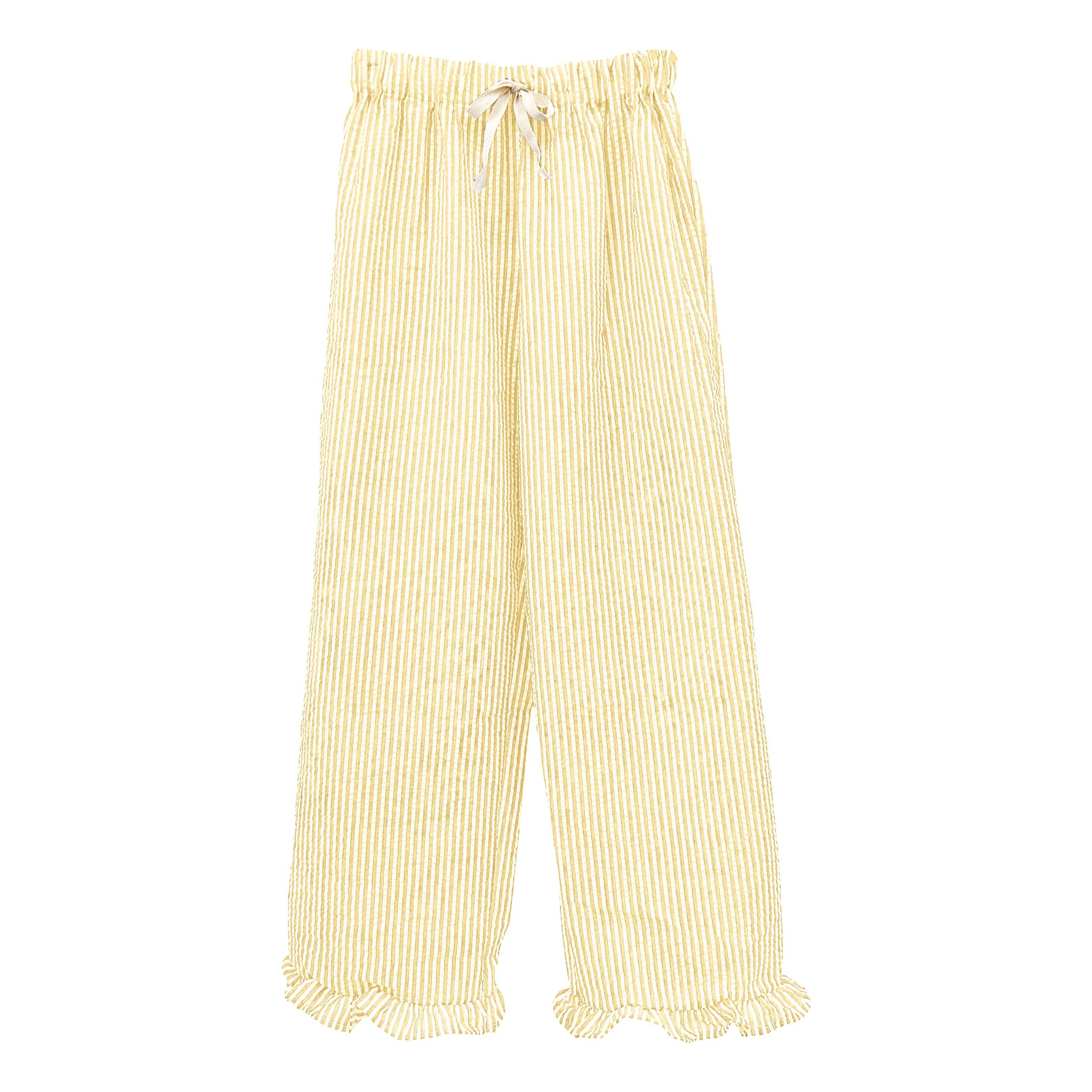 Skylar Ruffle Pajama Pants | Lemon