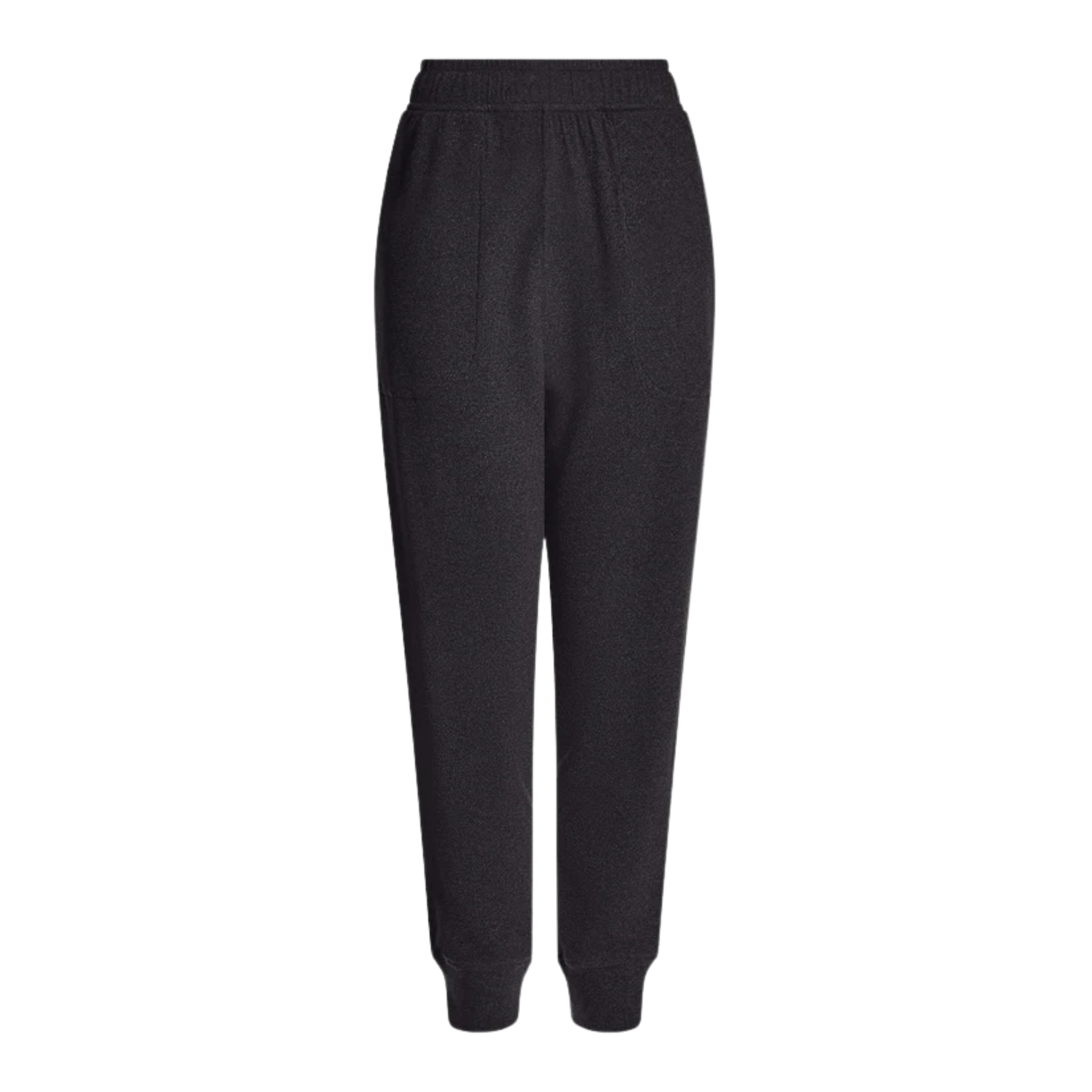 Brushed Rib Slim Cuff Pant | Black Marl