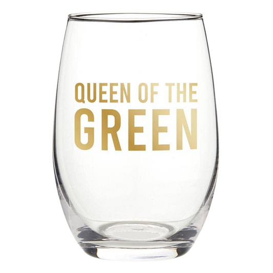 Wine Glass - Queen Of The Green