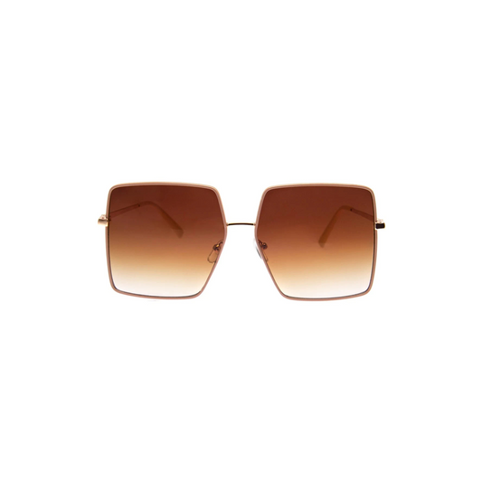 Flat Screen Sunglasses - Beige