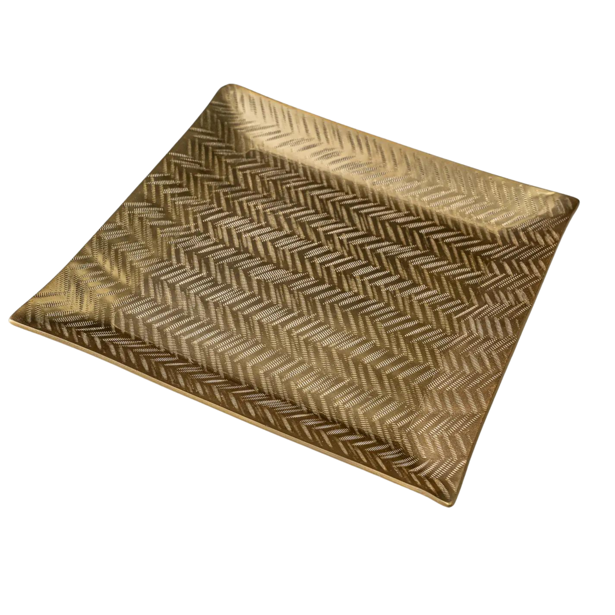 Gold Square Tray | 10" x 10"