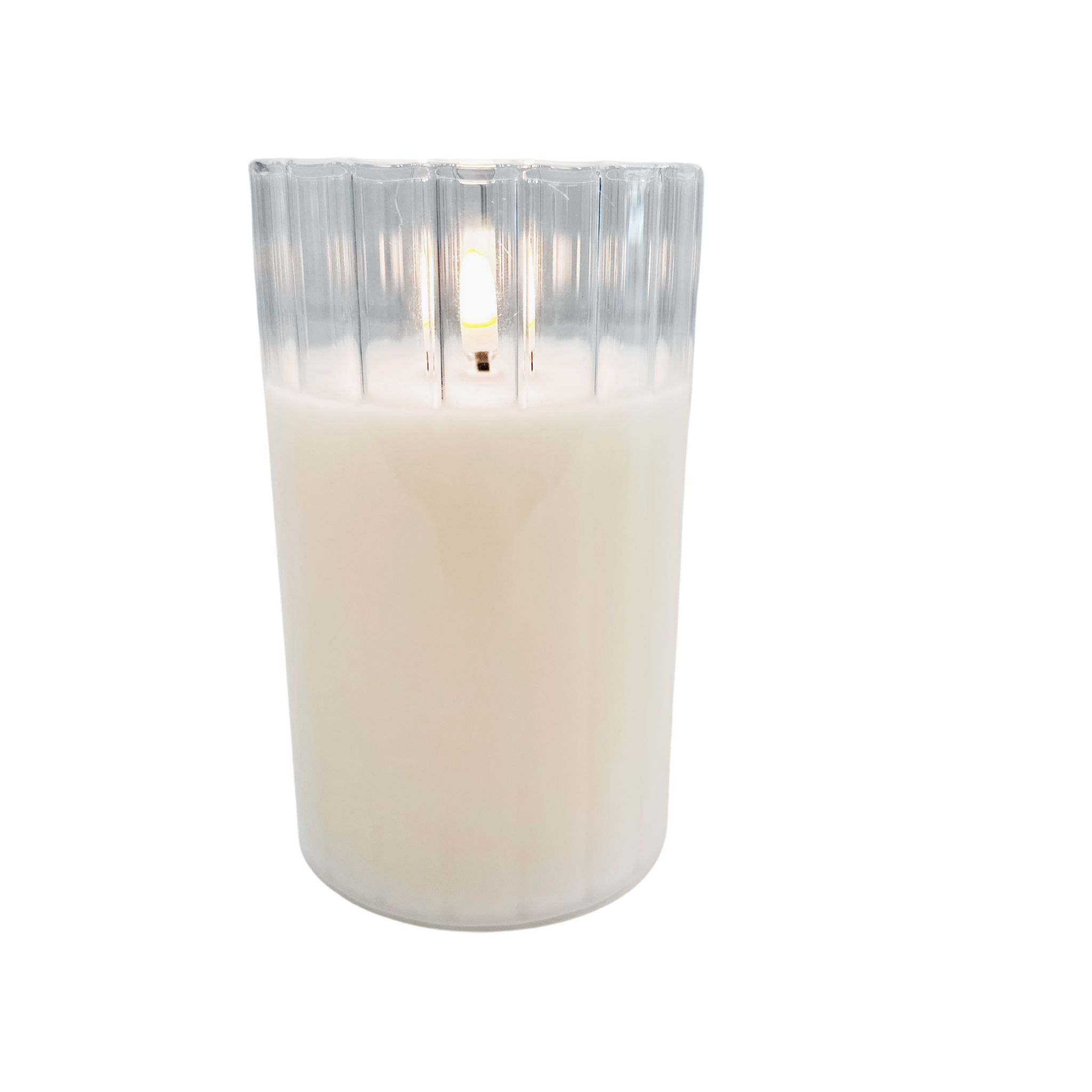 Radiance Faceted LED Flameless Candle | 3.5" x 6"