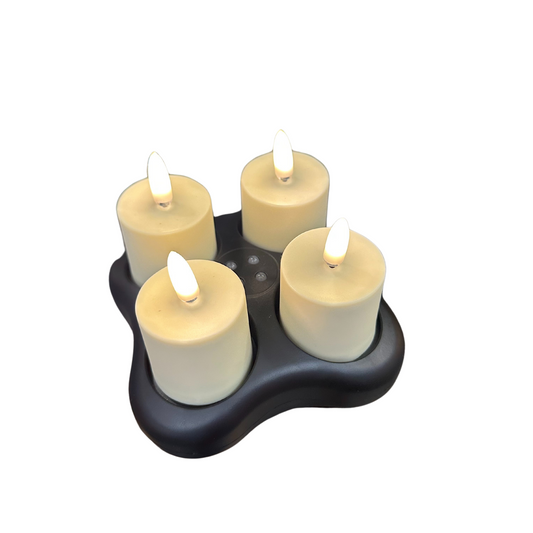 Rechargeable Votives Lights (Set Of 4)